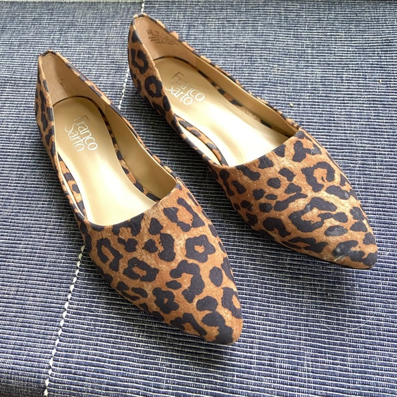 COPY - Franco Sarto size 9 d’Orsay flats new without tags Leopard print - Picture 5 of 8